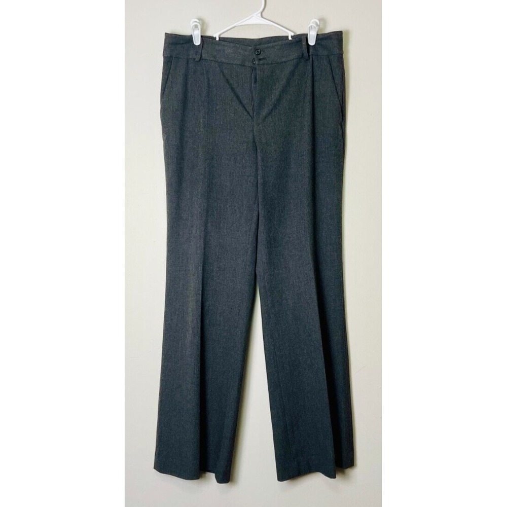Gray Dress Pants Womens Career Wear Office Business Casual Trousers